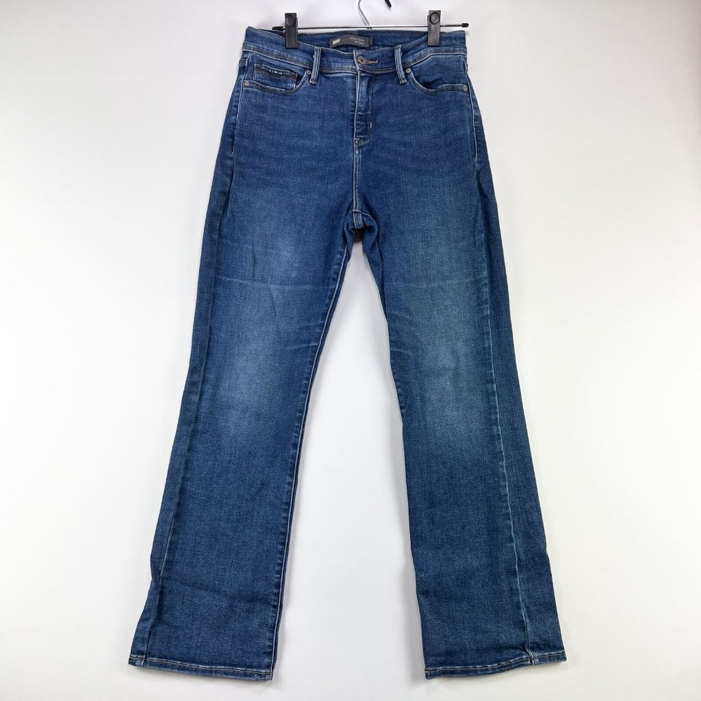 Levi Strauss 512 Bootcut Perfectly Slimming Jeans Womens Size 8 Metal Beads